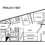 Apartmán Pralin *