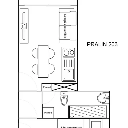 Appartement Pralin