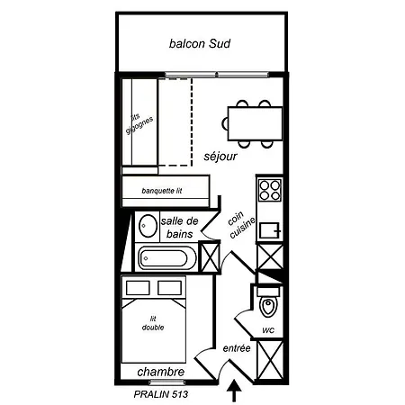 Apartamento Pralin Méribel